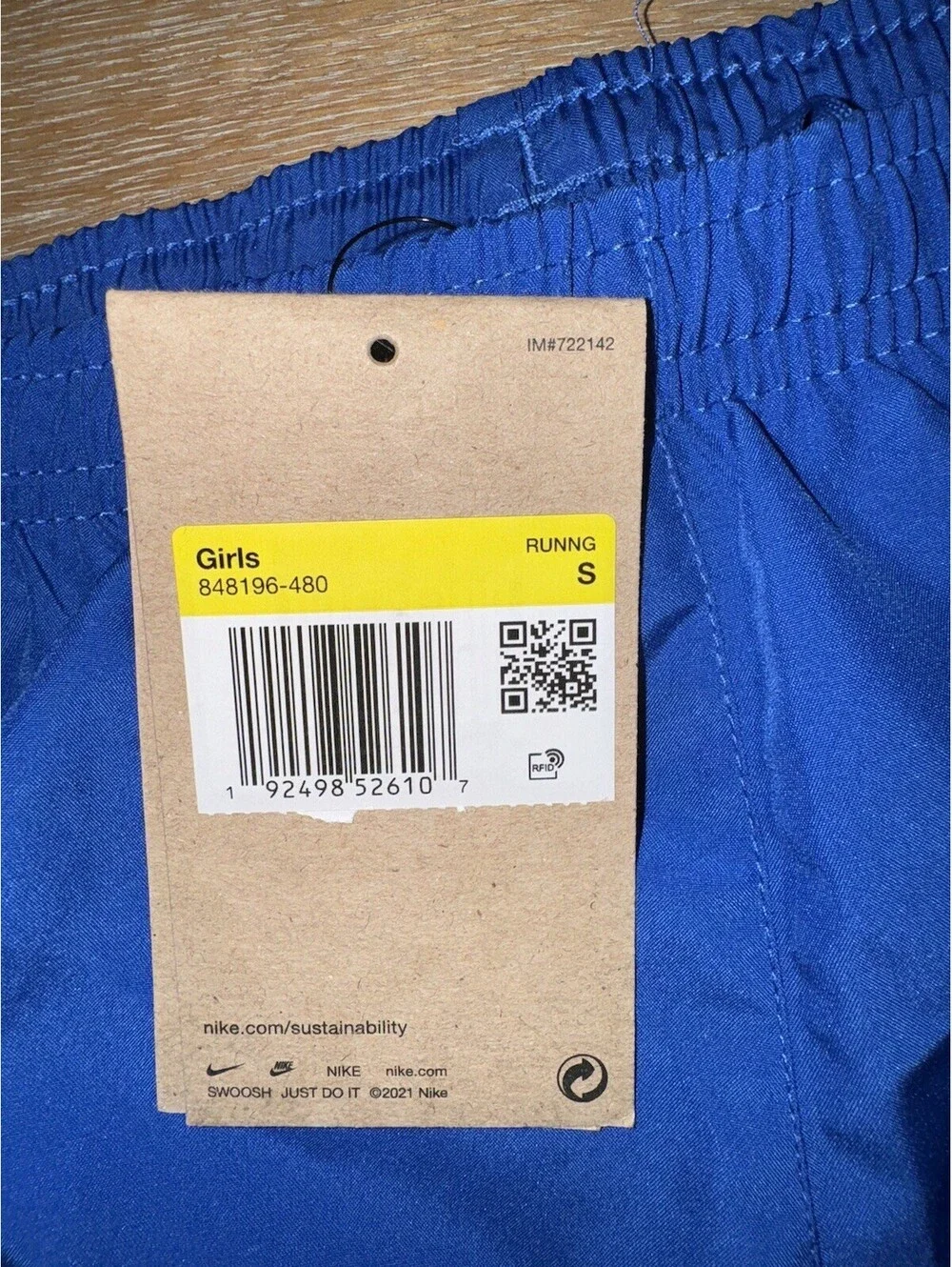 Nike Tempo Big Kids' (Girls') Dri-FIT Running Shorts SIZE SMALL (Game Royal)